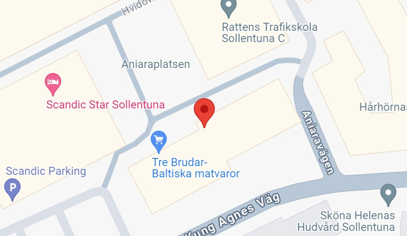 Naprapat Sollentuna - Hitta till Napractiva - Sollentunas naprapat - Fran Aniaraplatsen - 2