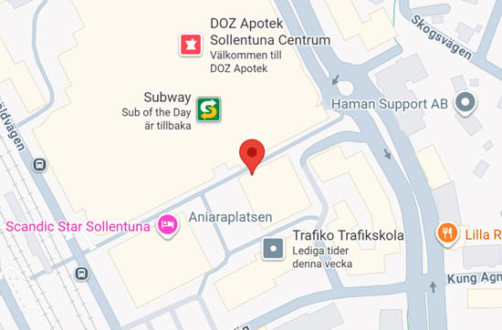 Hitta till Napractiva - Sollentunas naprapat - Hitta till bästa naprapat, massör & akupunktör i Sollentuna - 6